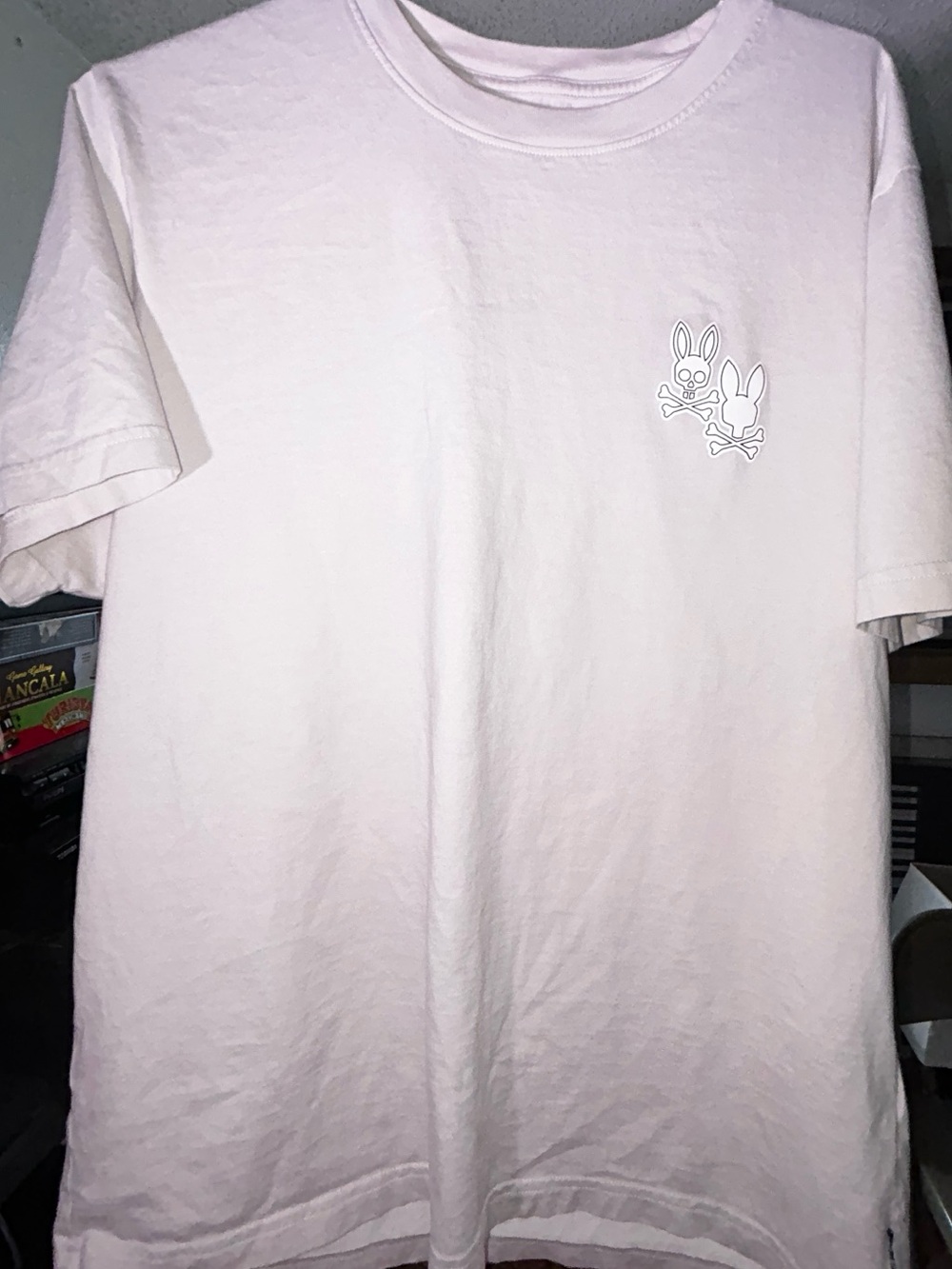 Psycho Bunny Short Sleeve Crewneck Tee in Light Taupe
